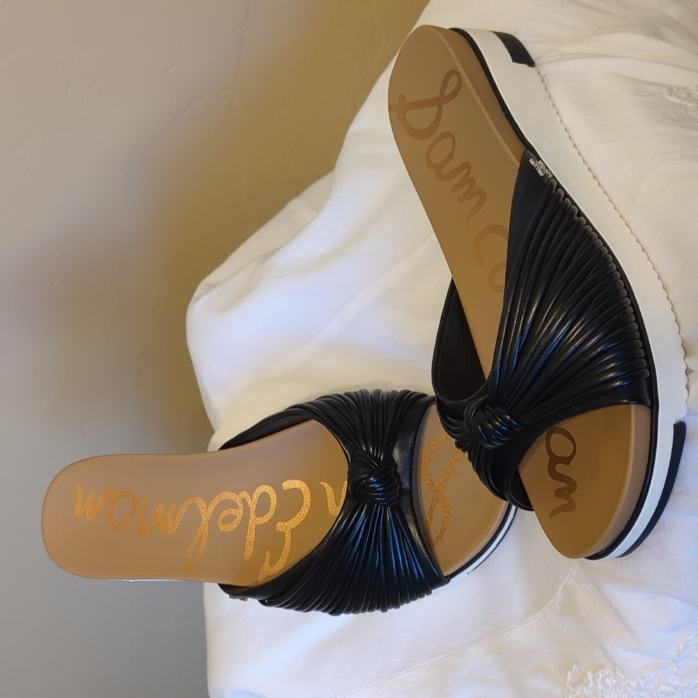 Sam Edelman Heeled Adriel Sandal Size 8 Black